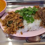 タイごはん 泉州屋台 - パクチーも乗っけてくれます。