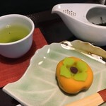 鎌倉茶房 茶凛 - 上生菓子『柿』