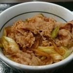 なか卯 - 和風牛丼ミニ