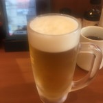 ごはん処 かつ庵 - 生ビール（＾∇＾）