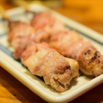 もつ焼き 大統領 - ギアラ塩焼（二串）＠税込300円