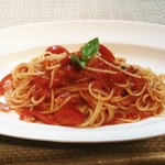 Trattoria Salice  - トマトとバジルのシンプルスパゲッティ　￥800