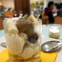アン カフェ - マロンムースとチョコレートアイスのパフェ