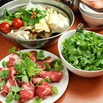 Lamb shabu hotpot (one serving)