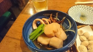 百花亭 - イカと長芋の煮付け