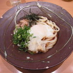 うどん しのぶ庵 - 温泉玉子ぶっかけ