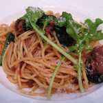 レッジョ・ネレミリア - じっくり煮込んだ蝦夷鹿のスパゲッティ