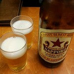 銀座屋  - 赤星大瓶350円