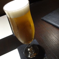 ぎんざ 一二岐 - ビール(´・ω・｀)