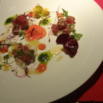 トラットリア フィオーレ - 白バルサミコを使ったライスサラダ