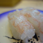 回転寿司すノ家 - 頭/尾無し赤海老