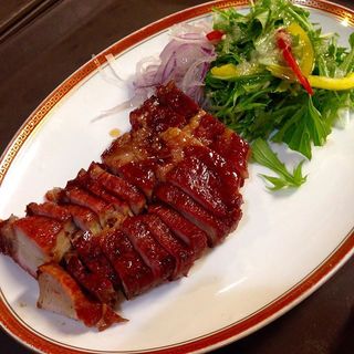 [Kamayaki Char Siu] grilled in a special pot in Hong Kong is exquisite!