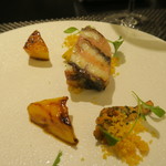 スゥリル - 29年10月　浜名湖産「鰻」　フォアグラ　マンゴー