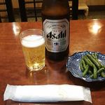 菱東 - 中瓶ビール 500円(税込) 2017年10月