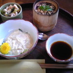 豆腐御膳の前菜