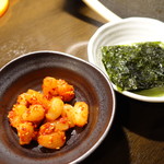 くわはた - らっきょうキムチと韓国のり