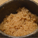 銀座 すし四季 - 赤酢の酢飯