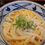 丸亀製麺 - 後日、釜玉＋とり天で490円。ワンコインにおさまりました！