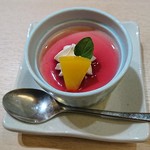 彩懐石 わらび高砂 - チーズケーキ葡萄風味