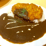 えり膳 - 「カツカレー」(700円)。