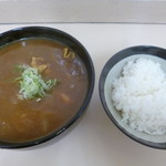 そば処 - '17/10/21 カレー南蛮セット（税込500円）