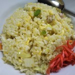 鶴亀 - 五目チャーハン ６００円(税込)(2017年10月20日撮影)