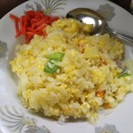 鶴亀 - 五目チャーハン ６００円(税込)(2017年8月28日撮影)