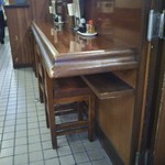 鶴亀 - カウンター席(2017年8月28日撮影)