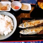 生いわしの塩焼き800円