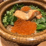 みつ林 - 鮭とイクラの親子丼？^ ^