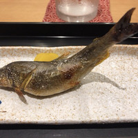 みつ林 - 豊作のうちの鮎の塩焼き