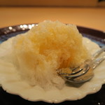 青華こばやし - 29年10月　柿かき氷