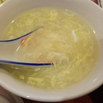 中華料理 帆 - セットで付くスープ