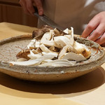 銀座 しのはら - 岩手産松茸