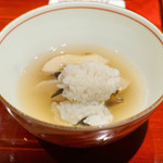 銀座 しのはら - 鱧松茸の鍋蒸し