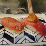Sushi Murakami - 中トロと炙りトロ