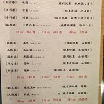 酒盃 たいこう - 地酒メニュー②