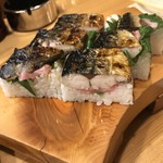 漁火 - 焼きさば寿司 ８５０円