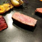 baron - ステーキ3種盛