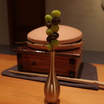 日本料理 幸庵 - 銀杏とむかごの塩焼き