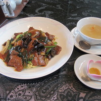 中国料理 燦宮 - 「牛肉炒麺（牛肉入りあんかけ焼きそば）」(￥1,240)