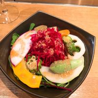 炭火焼肉 なかはら - 沢山の野菜が入った菜っ葉寄せ。