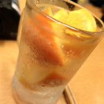 北のしゃぶしゃぶ - 北のオレンジサワー