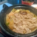 Maruhachi - すき焼き御膳のステーキ