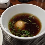 らぁ麺やまぐち - つけ汁は鶏そばとは異なる味です！！