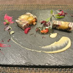 リッチ - 秋刀魚と焼きなすのミルフィーユ仕立て