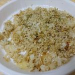 鉄板料理 風神 - お持ち帰りのガーリックライス　2017.10