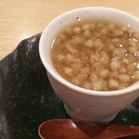 輪久 - 茶碗蒸し  蕎麦の実餡掛け