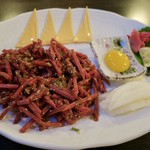 문어야 - 「ハヌユッケ(韓牛ユッケ)」(19500ウォン)