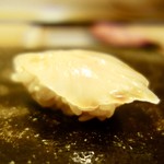 ［2017/10］寿司① 明石産かわはぎの昆布締め 肝いり